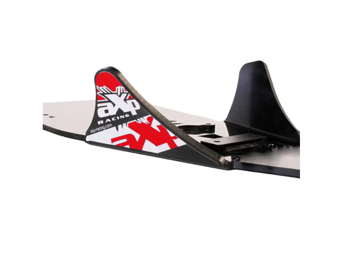 Proteção de Cárter Central Axp, Polietileno Pead, 8 Mm, Preto Autocolante Vermelho Yamaha YFZ450R 2009-2023 4