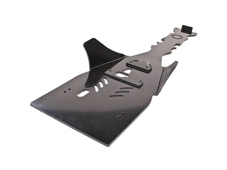 Proteção de Cárter Central Axp, Polietileno Pead, 8 Mm, Preto Autocolante Vermelho Yamaha YFZ450R 2009-2023 5