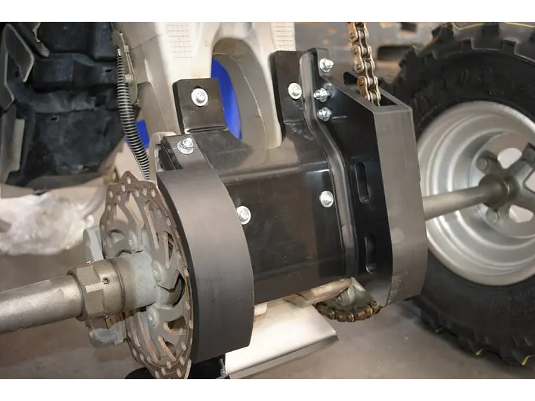 Proteção de Cárter Traseira Axp, Polietileno Pead, 6 Mm, Preto Yamaha YFZ450 2003-2010 1