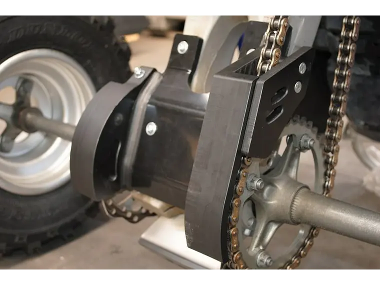 Proteção de Cárter Traseira Axp, Polietileno Pead, 6 Mm, Preto Yamaha YFZ450R 2009-2023 1