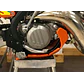 Proteção de Cárter AXP Enduro, Polietileno Pead, Laranja KTM 125EXC / 125XCW / 150EXC TPI / 150XCW TPI 2017-2022 - vignette 1