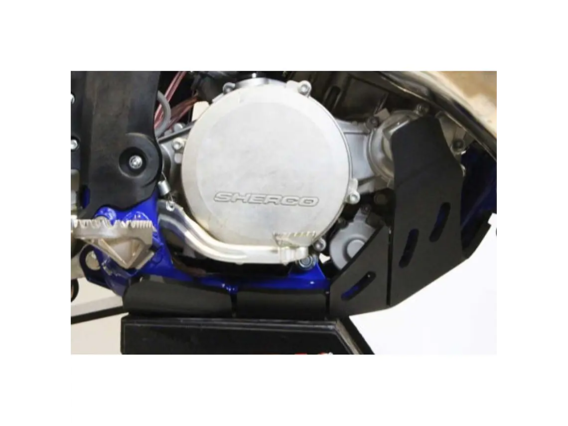 Proteção de Cárter AXP Enduro, Polietileno Pead, Preto Sherco 125SC FACTORY / 125SE FACTORY / 125SE RACING 2018-2023 4