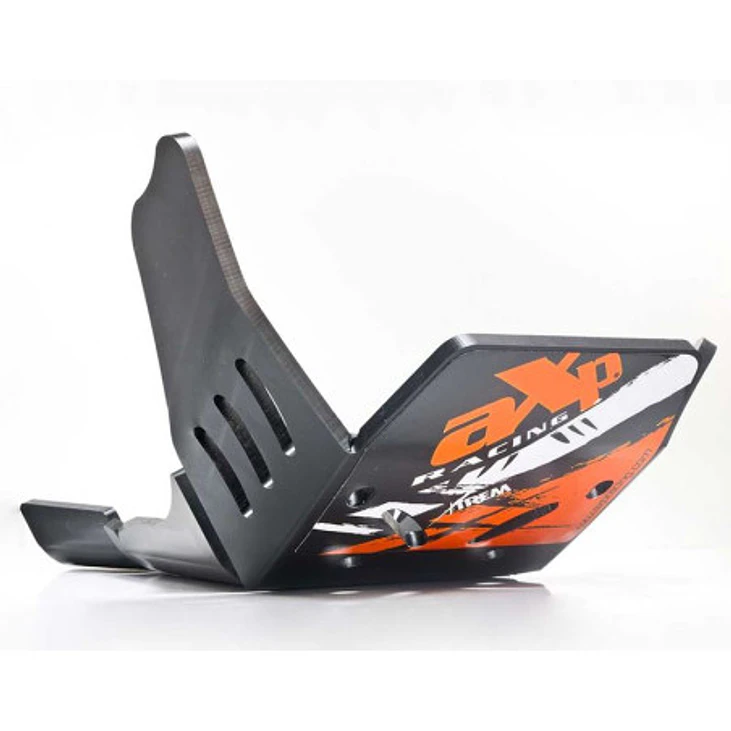 Proteção de Cárter AXP Enduro, Polietileno PEAD Laranja KTM 450EXCF / 500EXCF / 500XCFW 2017-2023 2