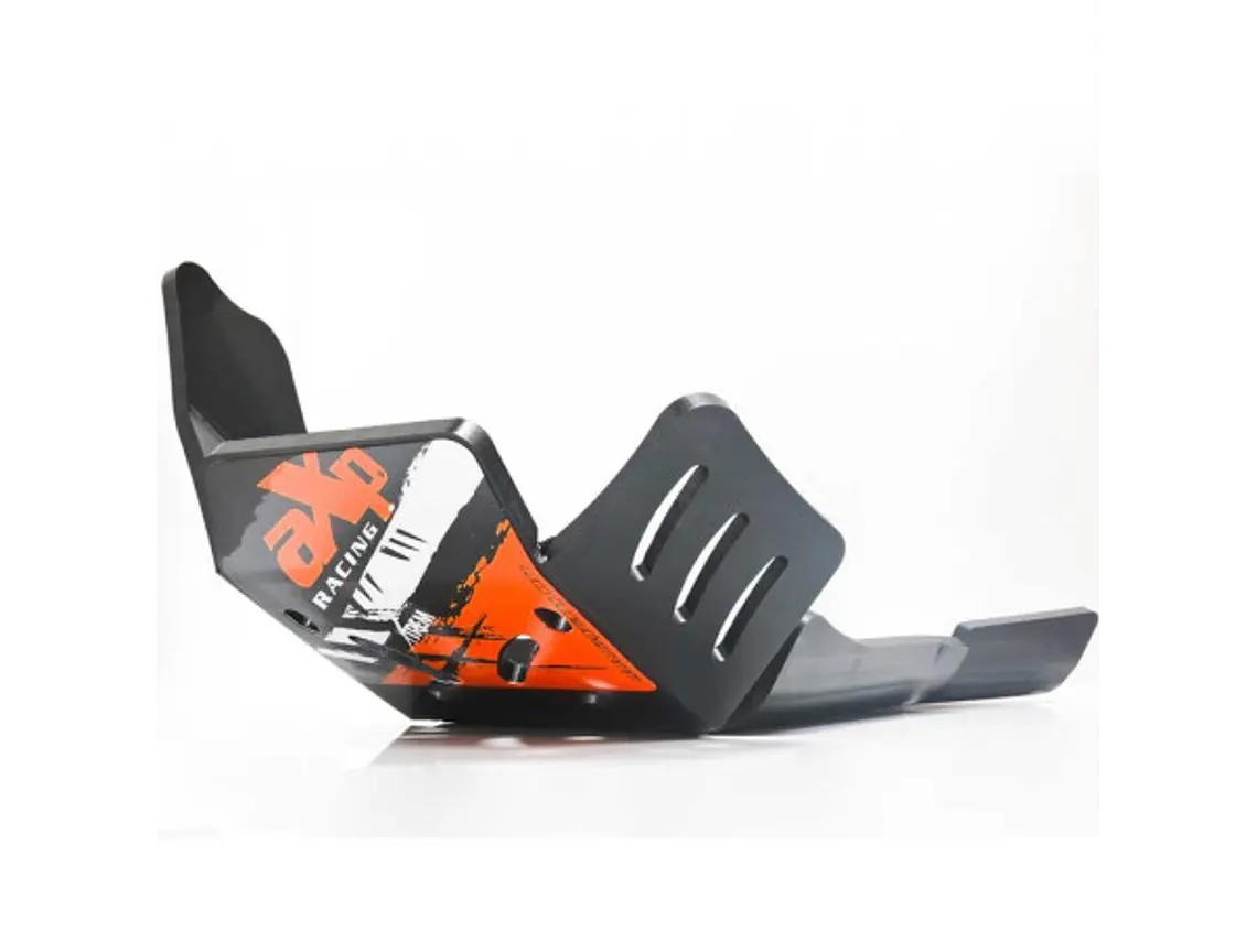 Proteção de Cárter AXP Enduro, Polietileno PEAD Laranja KTM 450EXCF / 500EXCF / 500XCFW 2017-2023 3