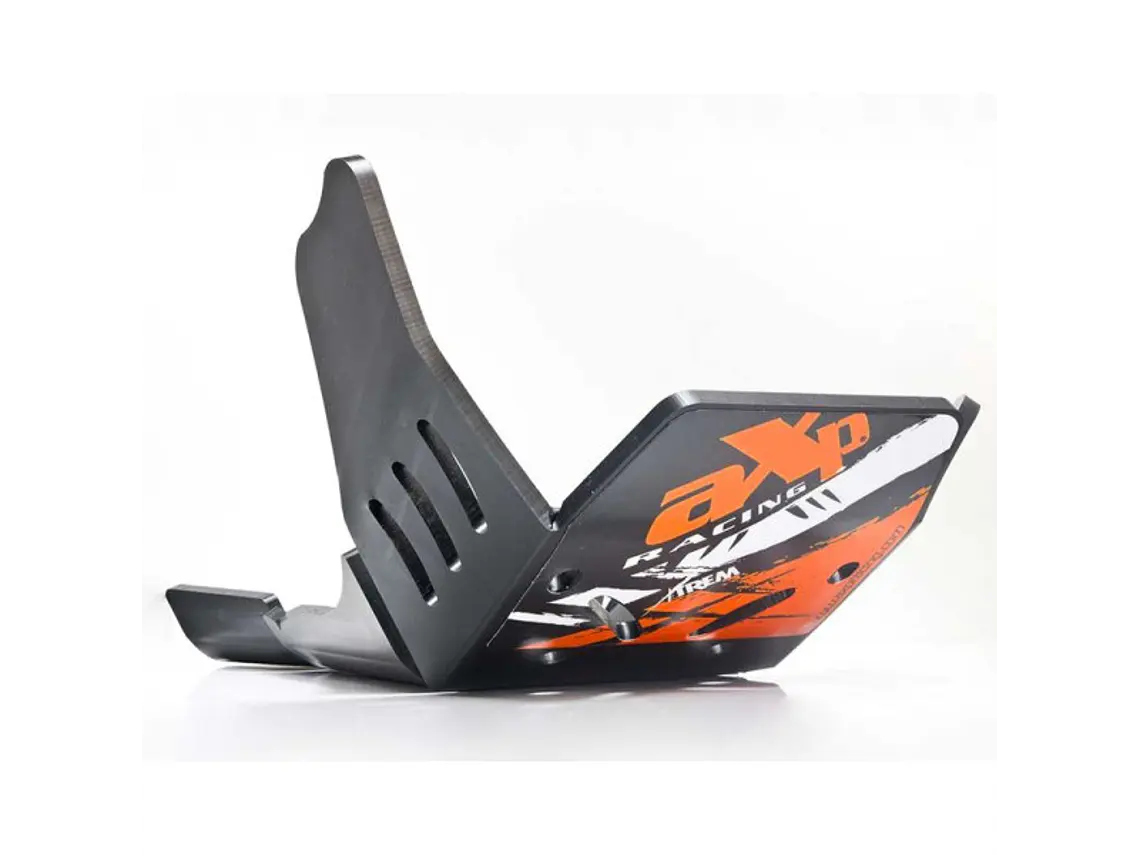 Proteção de Cárter AXP Enduro, Polietileno PEAD Laranja KTM 450EXCF / 500EXCF / 500XCFW 2017-2023 6