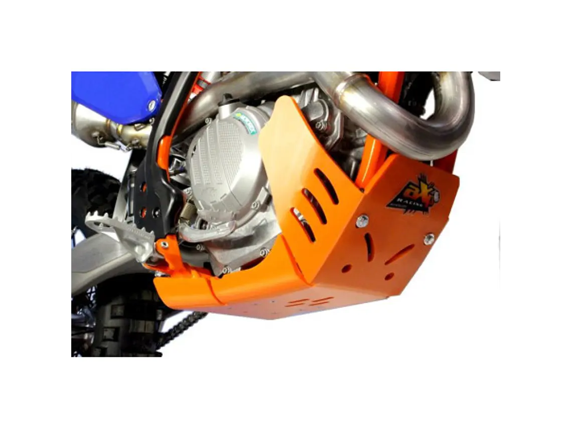 Proteção de Cárter AXP Enduro, Polietileno Pead, Laranja KTM 450EXCF / 500EXCF / 500XCFW 2017-2023 3