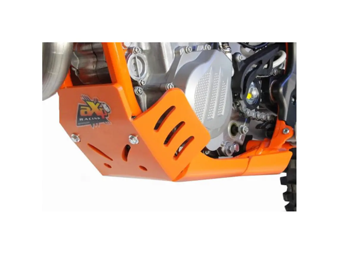 Proteção de Cárter AXP Enduro, Polietileno Pead, Laranja KTM 450EXCF / 500EXCF / 500XCFW 2017-2023 4