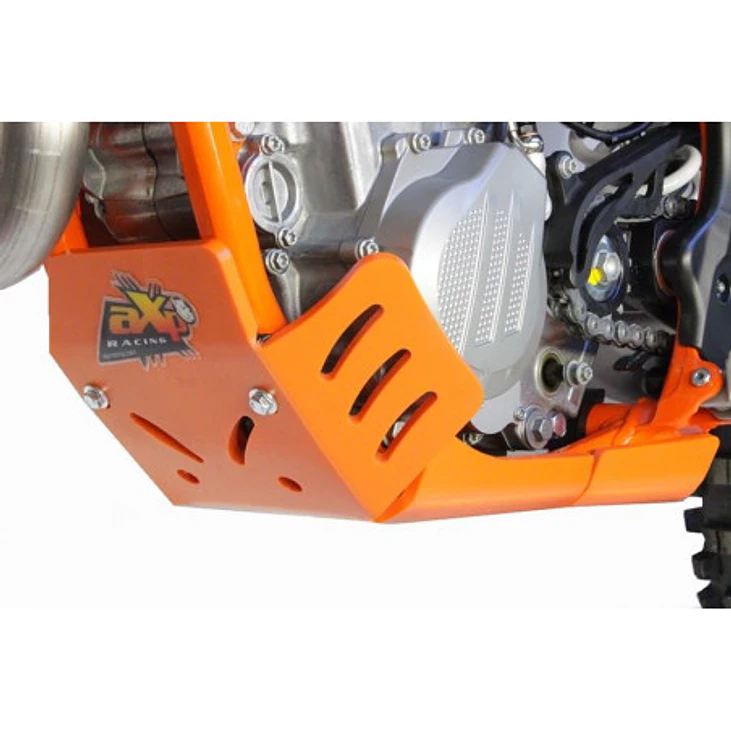 Proteção de Cárter AXP Enduro, Polietileno Pead, Laranja KTM 450EXCF / 500EXCF / 500XCFW 2017-2023 4