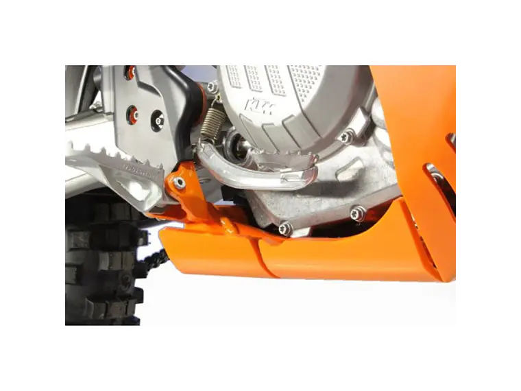 Proteção de Cárter AXP Enduro, Polietileno Pead, Laranja KTM 450EXCF / 500EXCF / 500XCFW 2017-2023 5