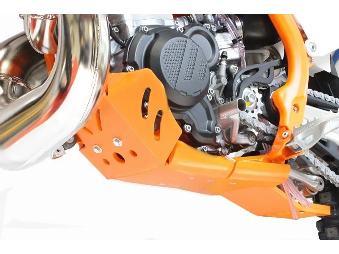 Proteção de Cárter AXP Enduro Xtrem, Polietileno Pead, Laranja KTM 250SX / 250XC / 300XC 2017-2018 1