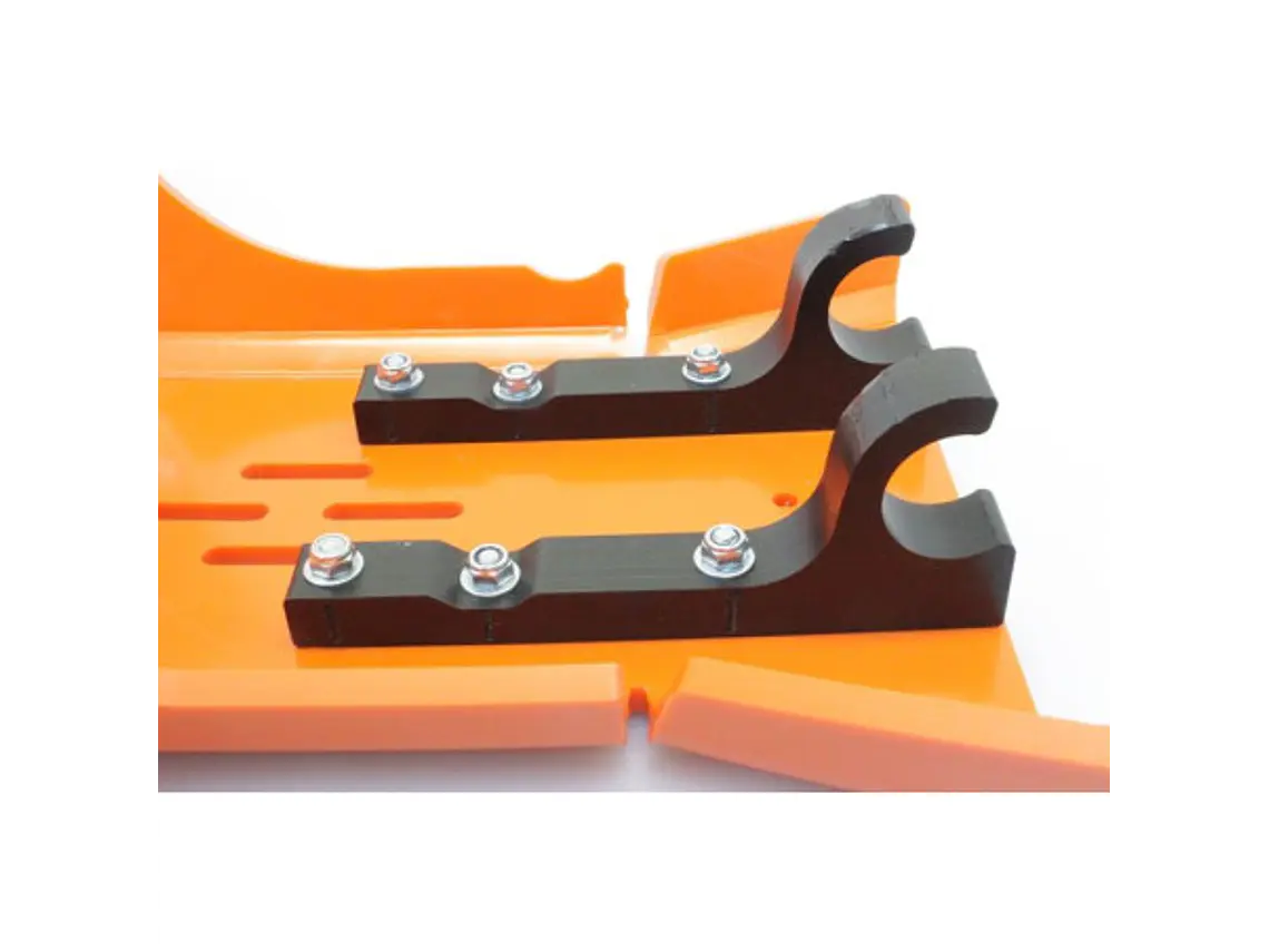 Proteção de Cárter AXP Enduro, Polietileno Pead, Laranja KTM 450EXCF / 500EXCF / 500XCFW 2017-2023 6