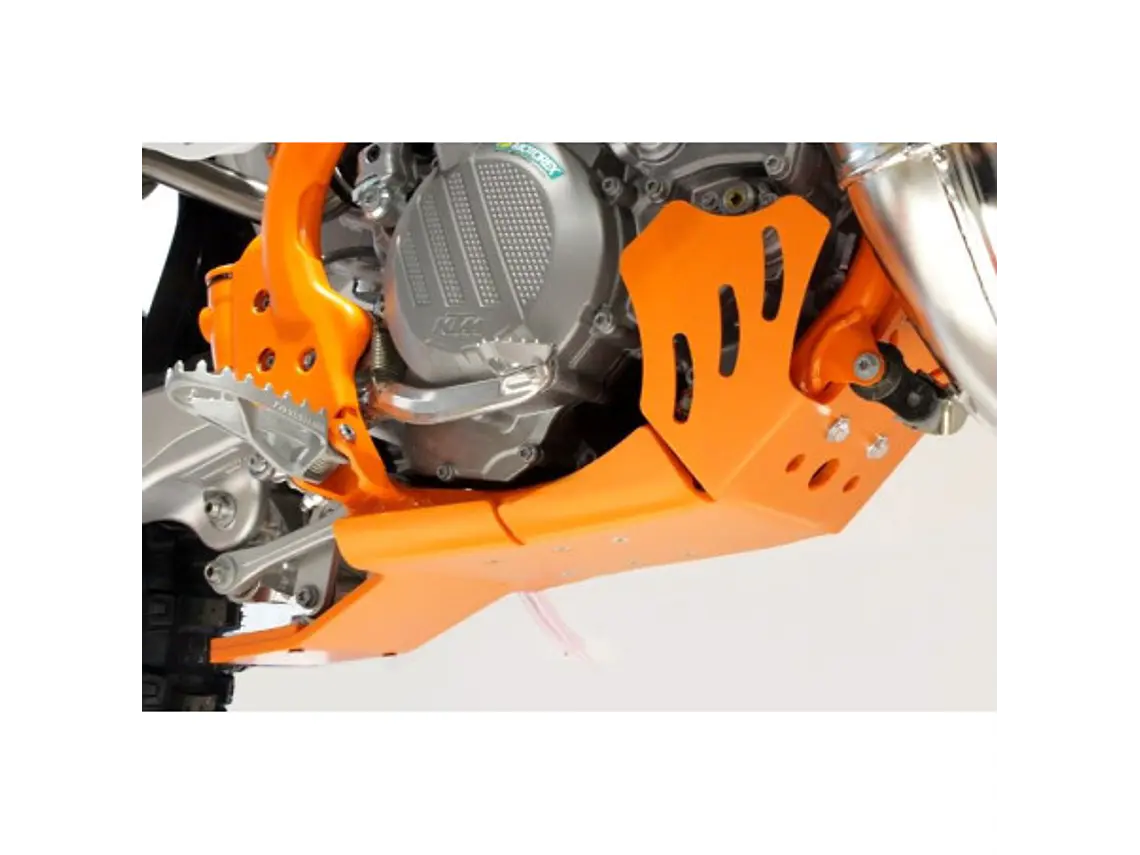 Proteção de Cárter AXP Enduro Xtrem, Polietileno Pead, Laranja KTM 250SX / 250XC / 300XC 2017-2018 3