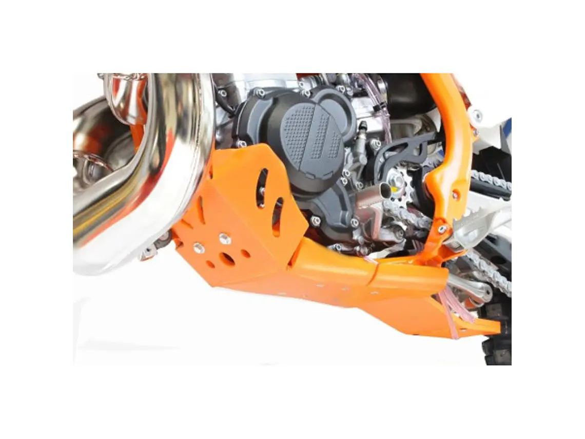 Proteção de Cárter AXP Enduro Xtrem, Polietileno Pead, Laranja KTM 250SX / 250XC / 300XC 2017-2018 5