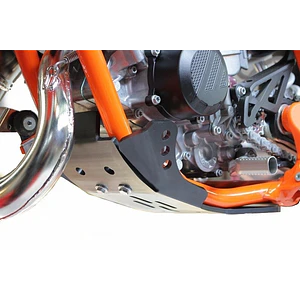 Proteção de Cárter AXP Gp, Polietileno Pead, Preto, KTM SX85 Gas-gas MC85 2021-2024 | Husqvarna TC85 2018-2024 | KTM 85SX 2018-2024