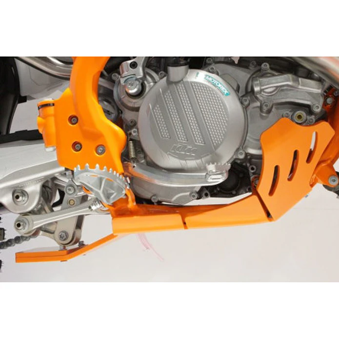 Proteção de Cárter AXP Enduro Xtrem, Polietileno Pead, Laranja KTM 250SX / 250XC / 300XC 2017-2018 6