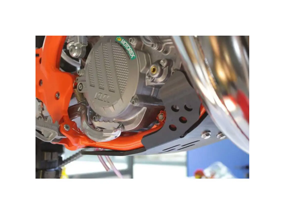 Proteção de Cárter AXP Gp, Polietileno Pead, Preto, KTM SX85 Gas-gas MC85 2021-2024 | Husqvarna TC85 2018-2024 | KTM 85SX 2018-2024 4