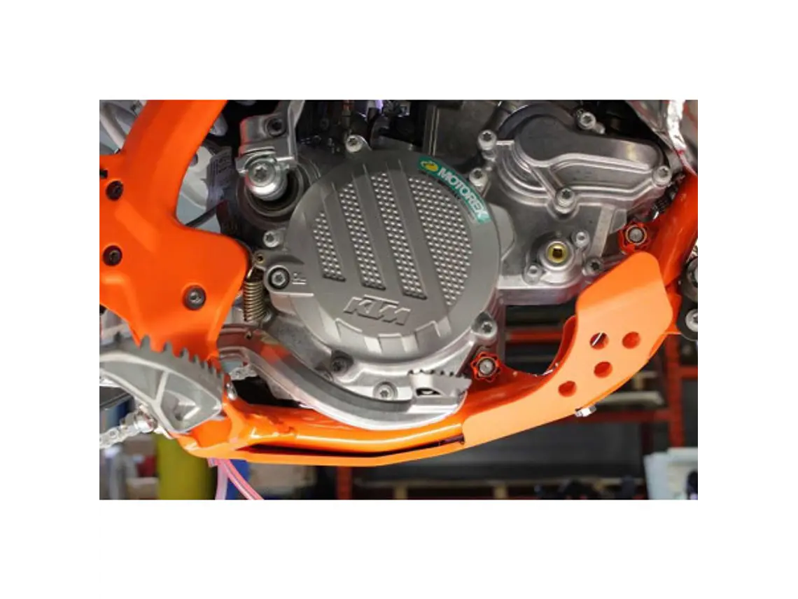 Proteção de Cárter AXP Gp, Polietileno Pead, Laranja, KTM SX85 KTM 85SX 2018-2024 3
