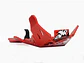Proteção de Carter AXP Xtrem Vermelho Gas-gas EC250F / EC350F 2021-2023 - Thumbnail 2