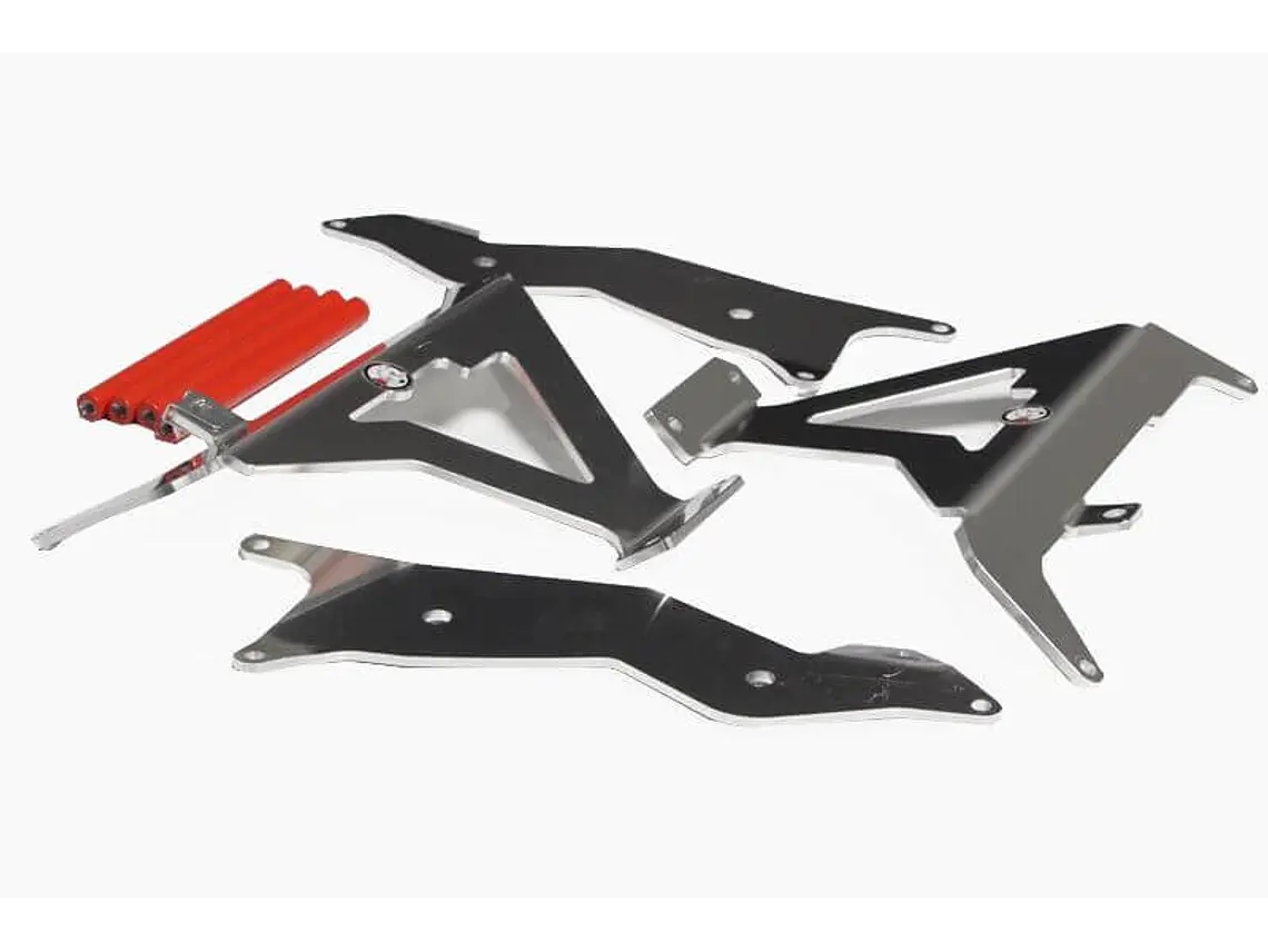 AXP Radiator Protectors - Aluminium Honda CRF450R / CRF450RX 2025-2026 1