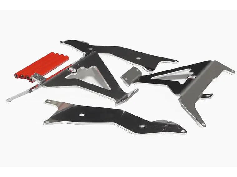 AXP Radiator Protectors - Aluminium Honda CRF450R / CRF450RX 2025-2026 1