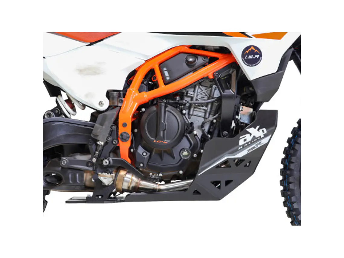 Proteção de Cárter AXP Adventure - HDPE 8 Mm KTM 390 Adventure R / 390 Adventure X / 390 Enduro R 2025-2026 4