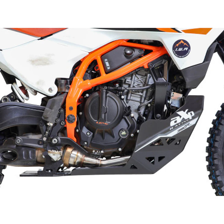 Proteção de Cárter AXP Adventure - HDPE 8 Mm KTM 390 Adventure R / 390 Adventure X / 390 Enduro R 2025-2026 4