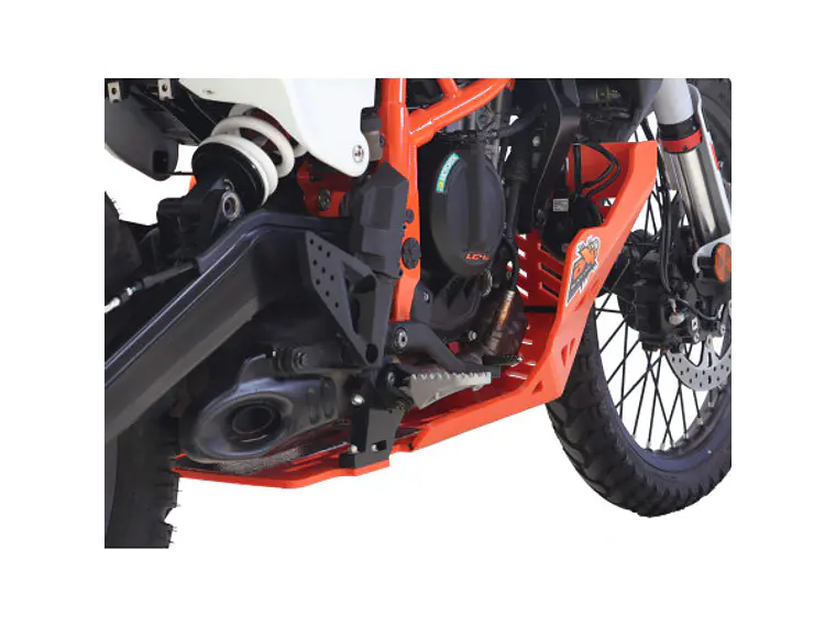 Proteção de Cárter AXP Adventure - HDPE 8 Mm KTM 390 Adventure R / 390 Adventure X / 390 Enduro R 2025-2026 8