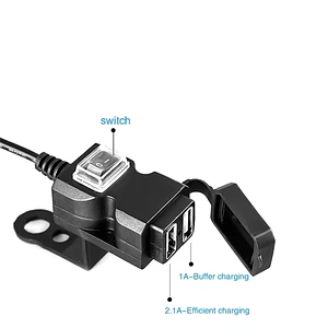 Carregador de Telemóvel para Mota USB