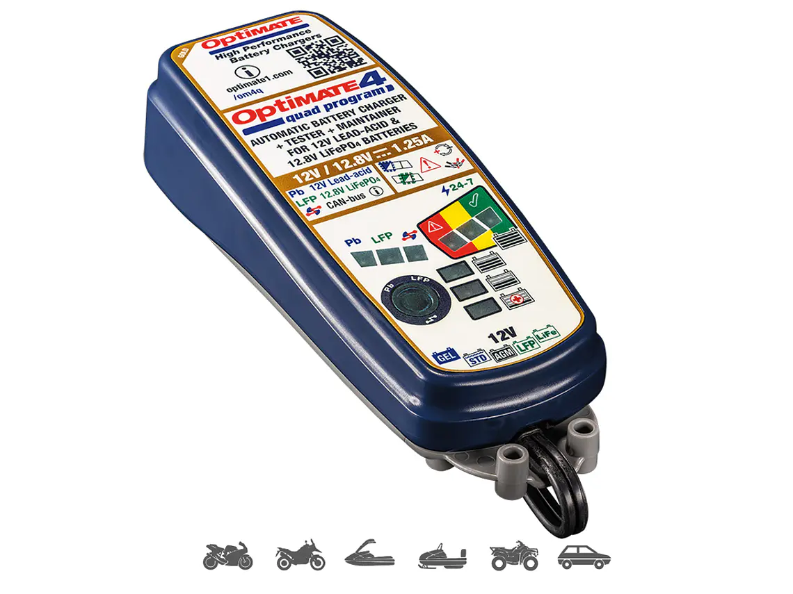 Carregador de Baterias Optimate 4 Premium TM630-PR  1