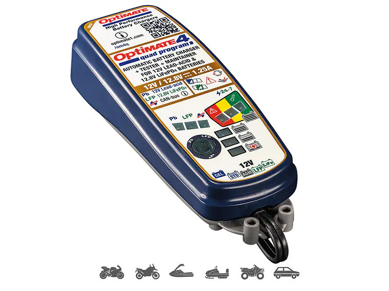 Carregador de Baterias Optimate 4 Premium TM630-PR  1