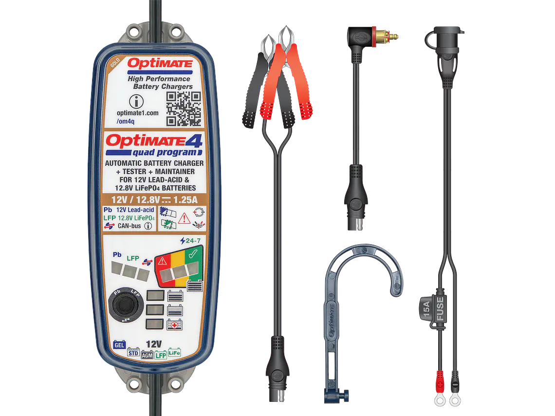 Carregador de Baterias Optimate 4 Premium TM630-PR  3