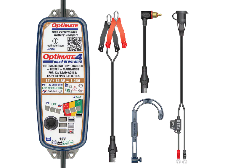 Carregador de Baterias Optimate 4 Premium TM630-PR  3