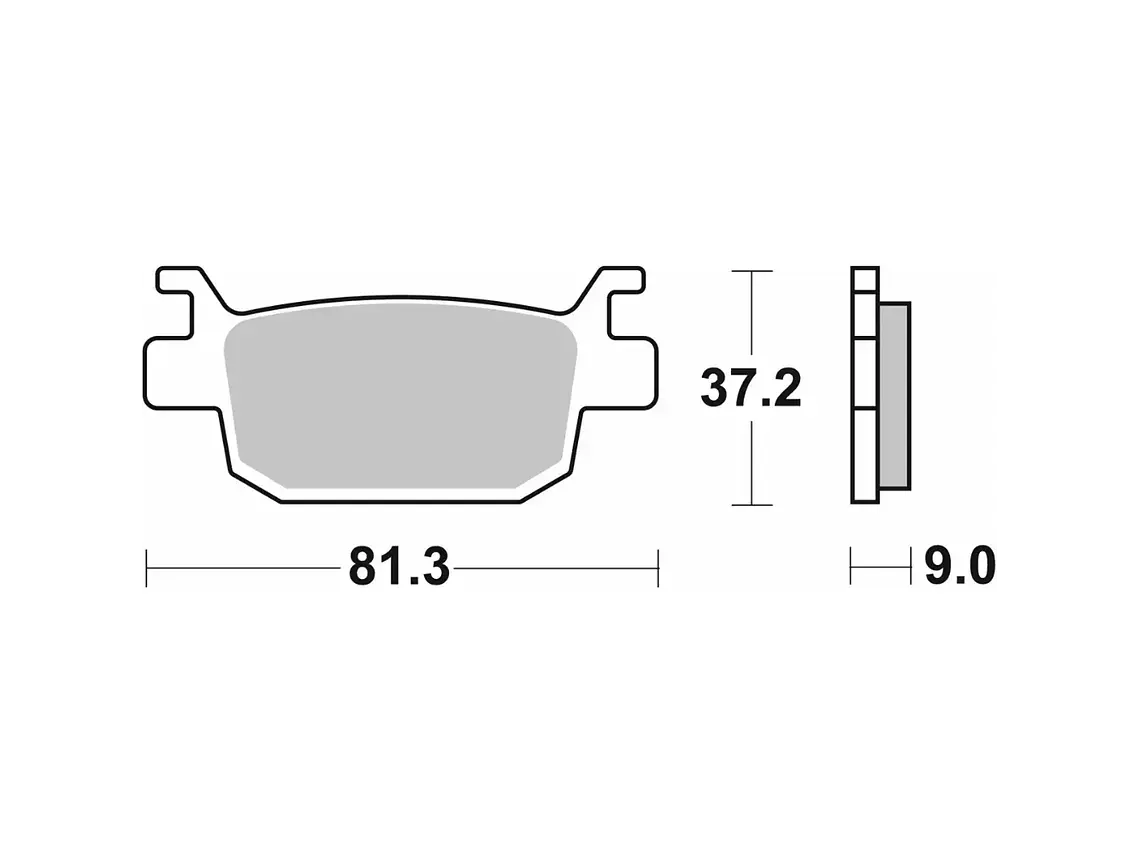 Pastilhas de Travão 832LS - SBS 2