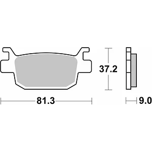 Pastilhas de Travão 832LS - SBS