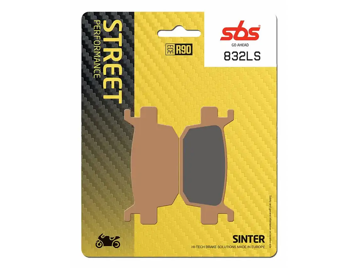 Pastilhas de Travão 832LS - SBS 1