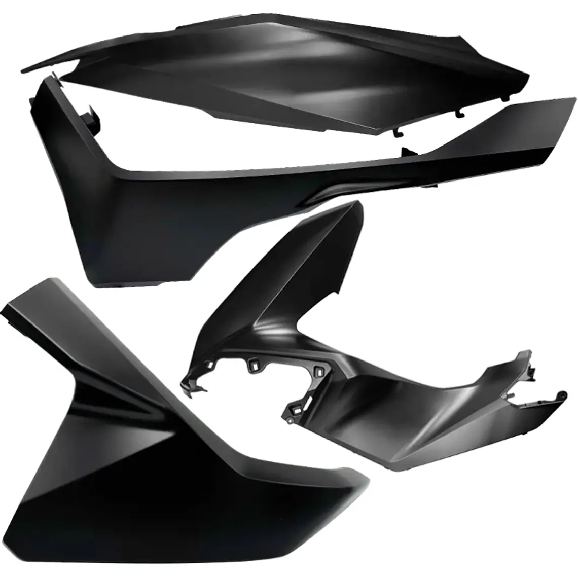 Kit Plásticos Honda PCX 125 Preto Mate 2025> 3