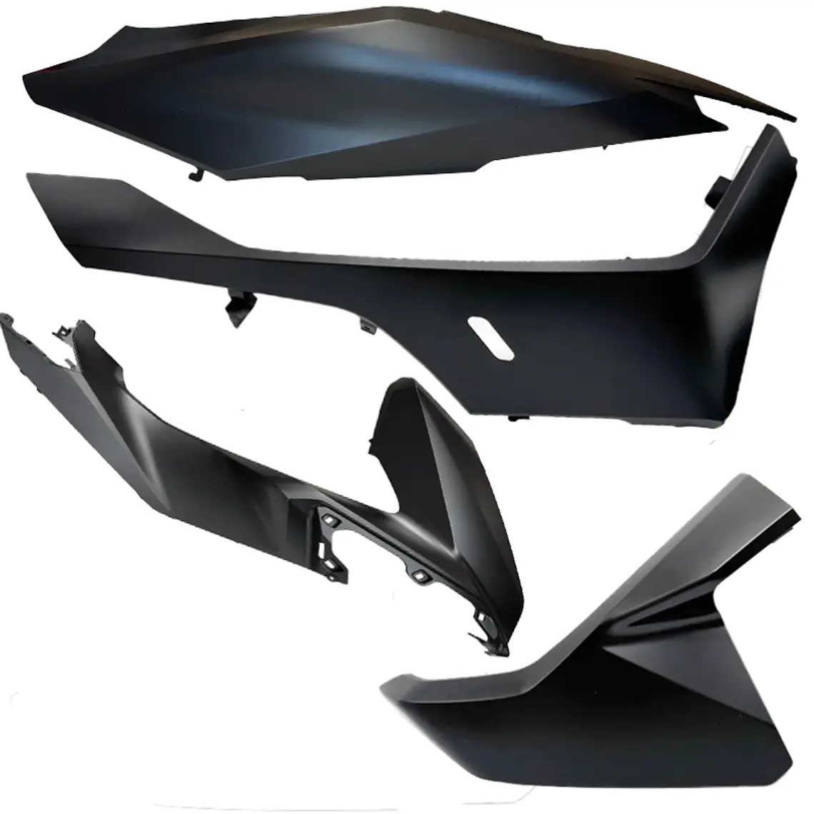 Kit Plásticos Honda PCX 125 Preto Mate 2025> 4