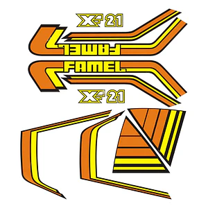 Kit Autocolantes Famel XF 21