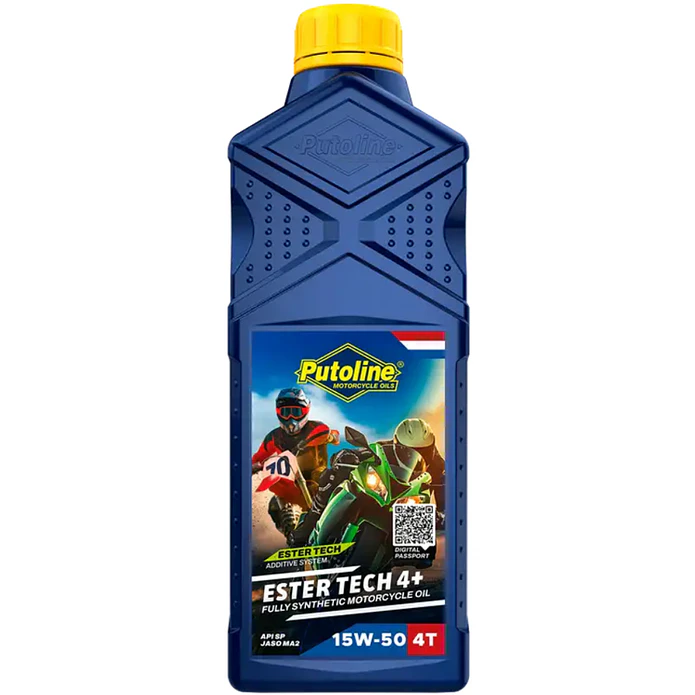Óleo Putoline Ester Tech 4+ 10W-40 4L 100% Sintético JASO MA2 4