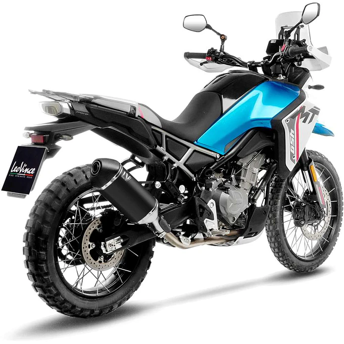 Ponteira Escape LeoVince Slip-On LV-14 Black Edition CF MOTO MT 450 2024-2026  3