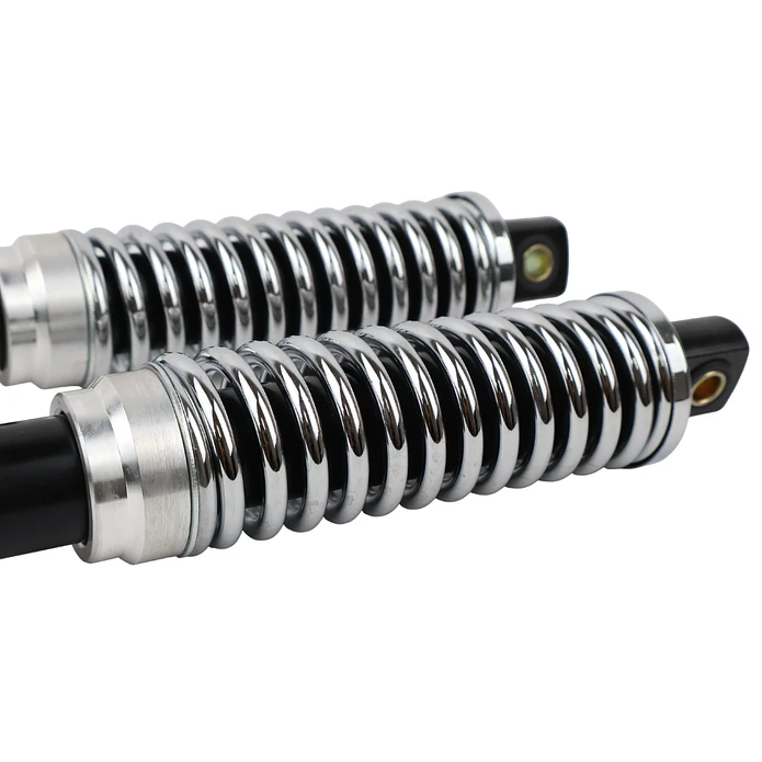 Amortecedores Reforçados Pretos Mola Cromada 310mm Sachs  3