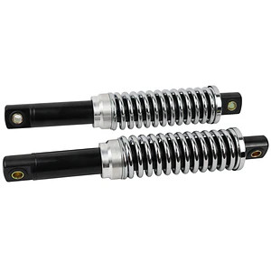 Amortecedores Reforçados Pretos Mola Cromada 310mm Sachs 