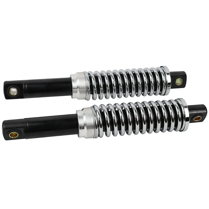 Amortecedores Reforçados Pretos Mola Cromada 310mm Sachs  2