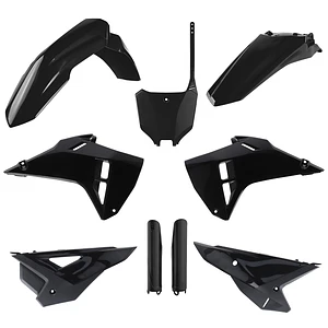 Kit Plásticos Restyling Honda CRF 250R (2022-2024) / CRF 450R (2021-2024) Estilo 2025 Preto - Polisport