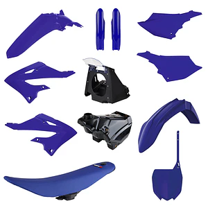Kit Plásticos Restyling Yamaha YZ125 / YZ250 (2002-2021) Estilo 2022 Cor OEM 2026 - Polisport