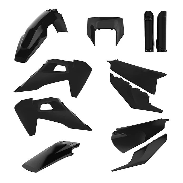 Kit Plásticos Completo Husqvarna TC / FC (2020-2022) Preto - Polisport 1