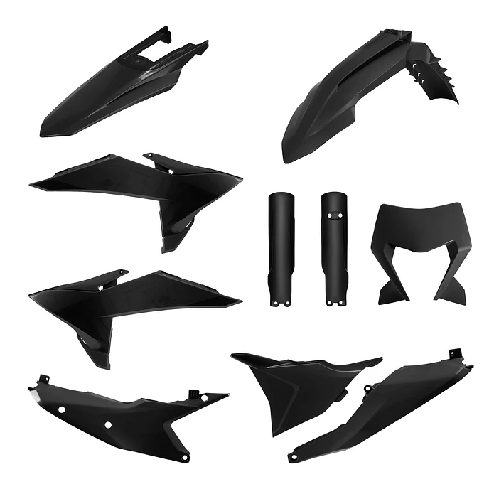 Kit Plásticos Completo KTM EXC / EXC-F 2026 Preto - Polisport 1