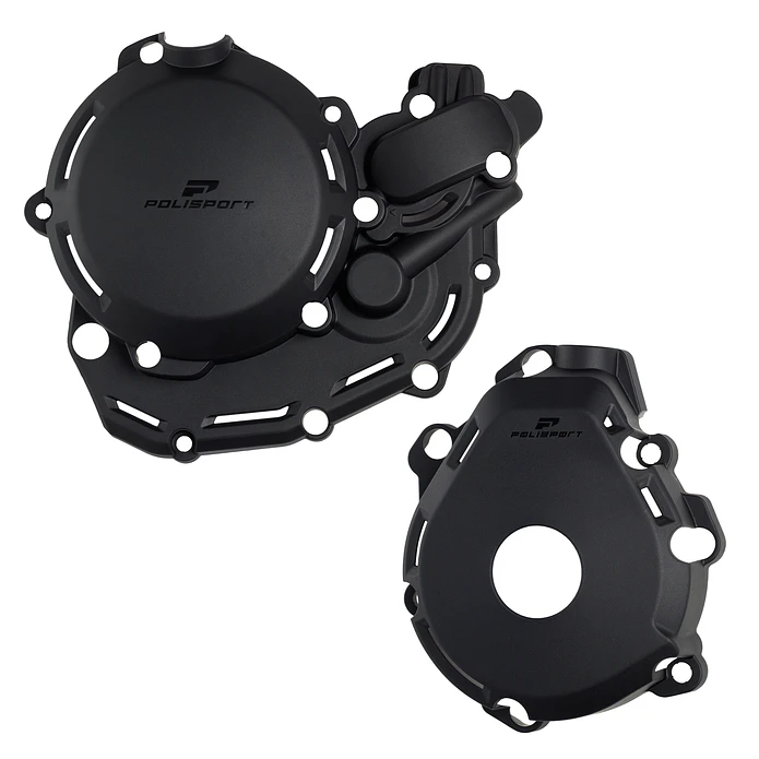 Kit Proteção Motor Extreme KTM EXC-F 450 / 500 / Husqvarna FE / GasGas EC-F (2024-2026) Preto - Polisport 1