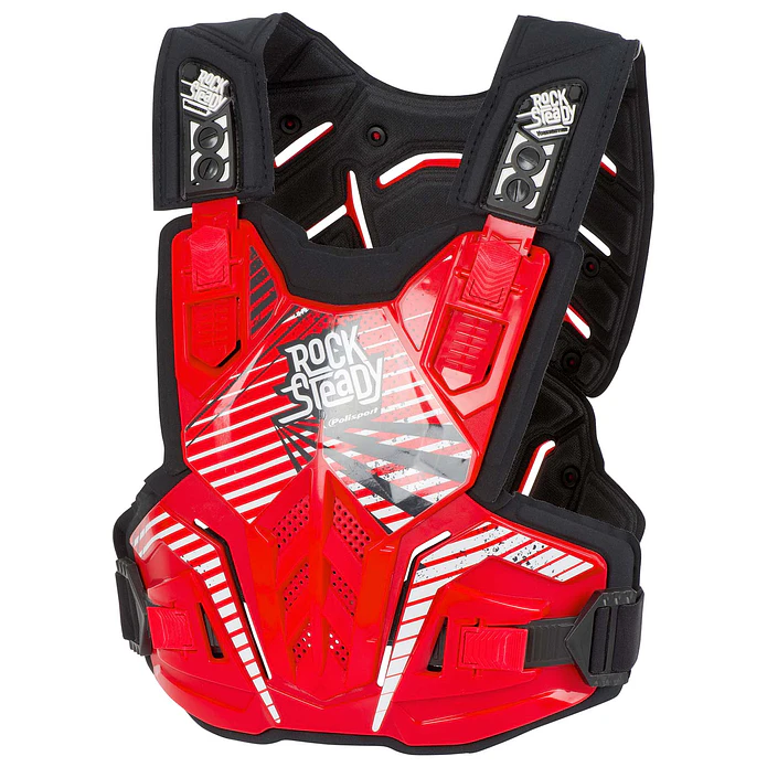 Colete de Proteção Peitoral Rocksteady Youngster Criança Vermelho - Polisport 1