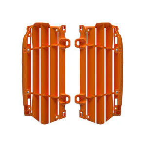 Grelhas de Radiador KTM SX / SX-F / EXC / EXC-F (2023-2026) Laranja - Polisport